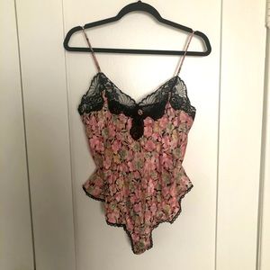 Vintage Christian Dior lingerie onesie/play suit